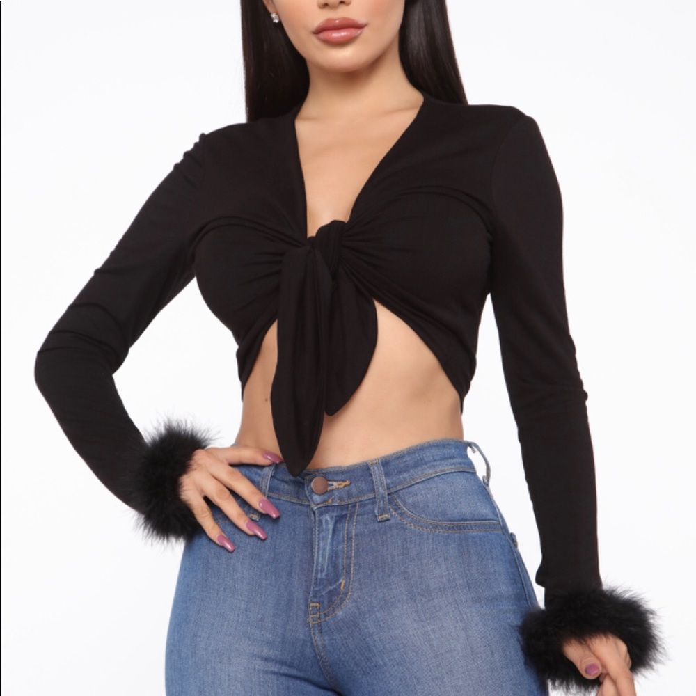 Fashion nova love on my mind top